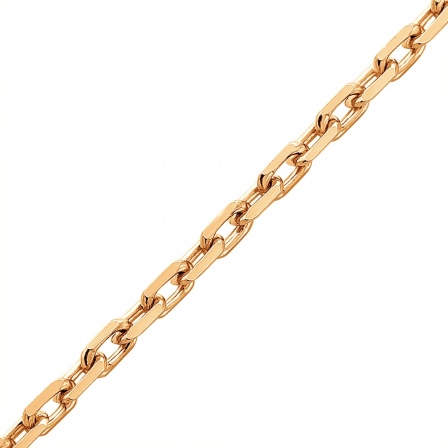 Цепочка плетения "Якорное" из красного золота (арт. 2420161)