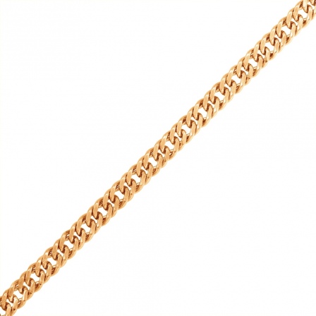 Цепочка плетения "Панцирное" из красного золота (арт. 2420166)