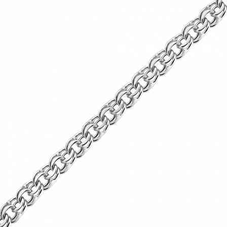 Цепочка плетения "Бисмарк" из серебра (арт. 2420292)