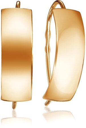 Серьги из красного золота (арт. 2430055)
