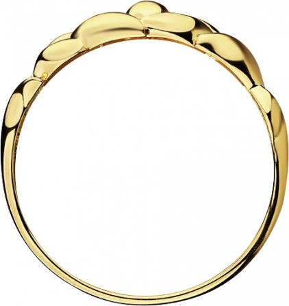 Кольцо из жёлтого золота (арт. 2461321)