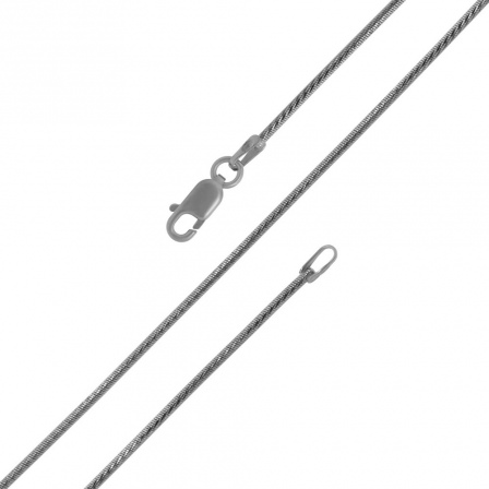 Цепочка плетения "Шнурок" из серебра (арт. 2550015)