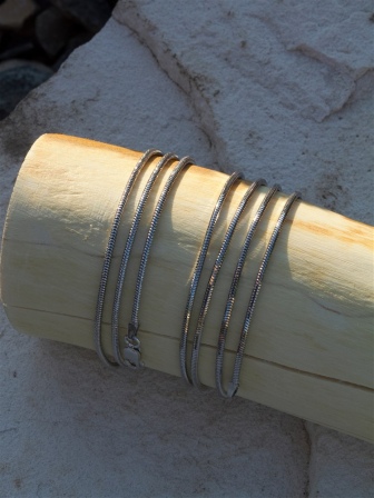 Цепочка плетения "Шнурок" из серебра (арт. 2550083)