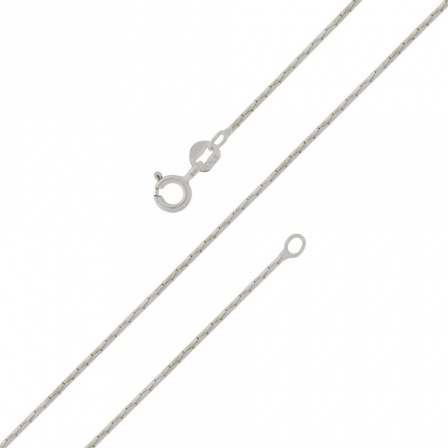 Цепочка плетения "Шнурок" из серебра (арт. 2550121)