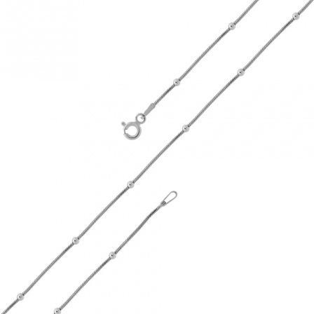 Цепочка плетения "Шнурок" из серебра (арт. 2550164)