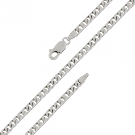 Цепочка плетения "Панцирное" из серебра (арт. 2550229)