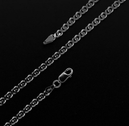 Цепочка декоративного плетения из серебра (арт. 2550241)