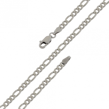 Цепочка плетения "Фигаро" из серебра (арт. 2550308)