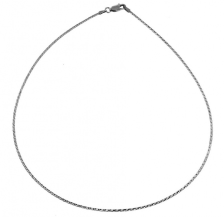 Цепочка плетения "Шнурок" из серебра (арт. 2550365)