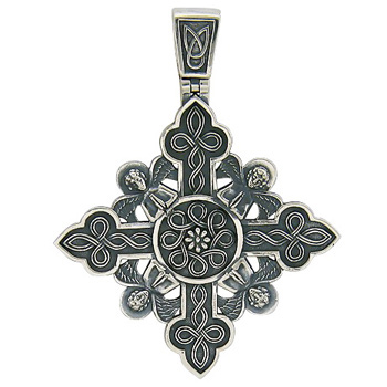Крестик из серебра (арт. 328090)