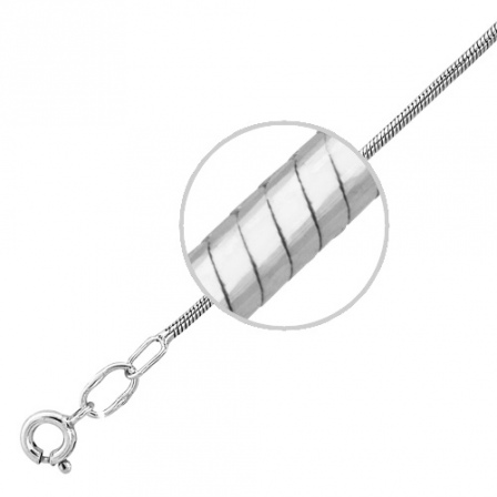 Цепочка плетения "Шнурок" из серебра (арт. 328157)