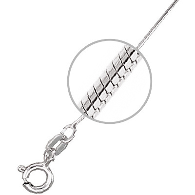 Цепочка плетения "Шнурок" из серебра (арт. 335921)