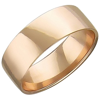 Обручальное кольцо из красного золота (арт. 341081)