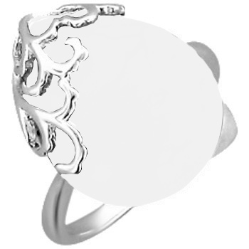 Кольцо с ониксом из серебра (арт. 353250)