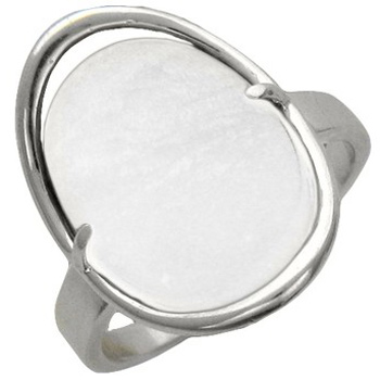Кольцо с 1 агатом из серебра 925 пробы (арт. 365819)