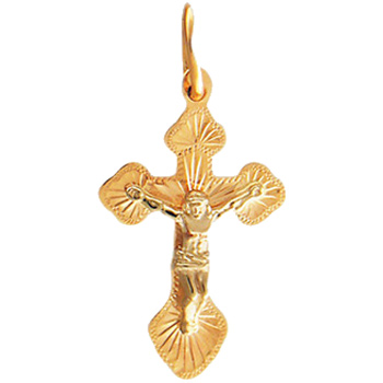 Крестик из комбинированного золота (арт. 368652)