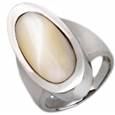 Кольцо с перламутром из серебра (арт. 384475)