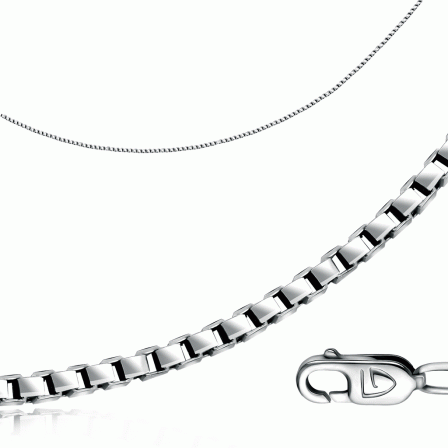 Цепочка венецианского плетения из серебра (арт. 384865)
