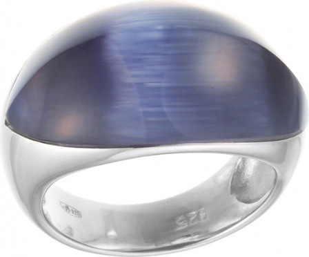 Кольцо со стеклом из серебра (арт. 733855)