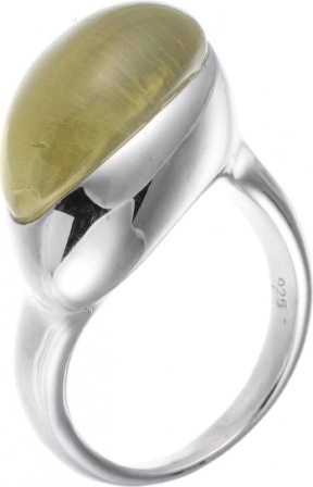 Кольцо с кварцем из серебра (арт. 739429)