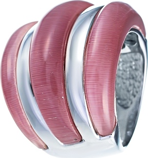 Кольцо с ювелирным стеклом из серебра (арт. 740922)