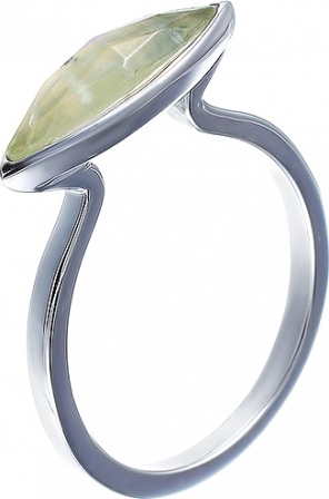 Кольцо с кварцами из серебра (арт. 758352)