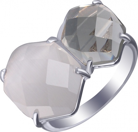 Кольцо с стеклом из серебра (арт. 764035)