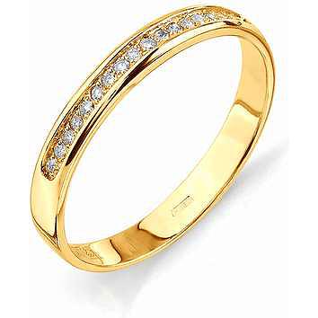 Кольцо с бриллиантами из красного золота (арт. 811795)