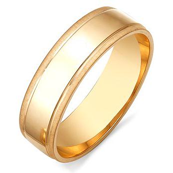 Обручальное кольцо из красного золота 585 пробы (арт. 813811)
