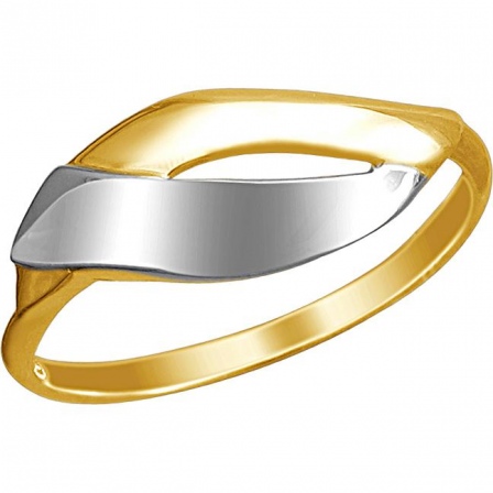 Кольцо из жёлтого золота (арт. 824232)