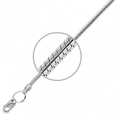 Цепочка плетения "Шнурок" из серебра (арт. 825862)