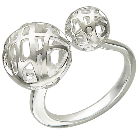 Кольцо Шарики из серебра (арт. 830822)