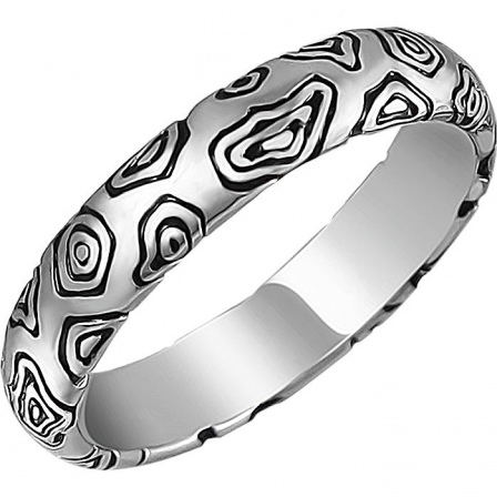 Кольцо с 1 эмалью из серебра (арт. 830898)