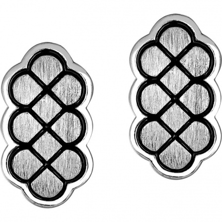 Серьги с 2 эмалью из серебра (арт. 831560)