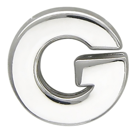 Подвеска Буква "G" из серебра (арт. 833995)