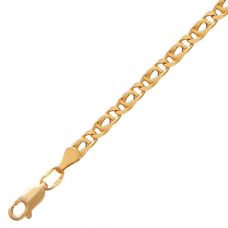 Цепочка плетения "Улитка" из красного золота (арт. 834515)