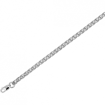 Цепочка плетения "Бисмарк" из серебра (арт. 839718)
