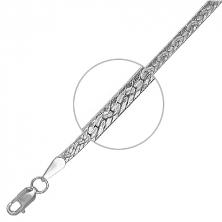 Цепочка плетения "Монреаль" из серебра (арт. 845604)