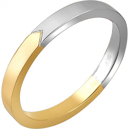 Кольцо из комбинированного золота (арт. 845993)