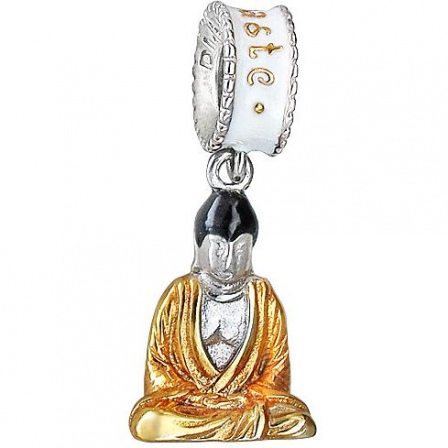 Подвеска Шарм Будда из серебра с позолотой (арт. 847059)