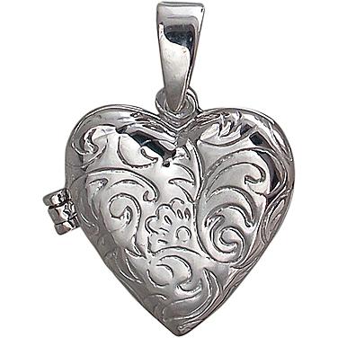 Подвеска с секретом Сердце из серебра (арт. 848741)