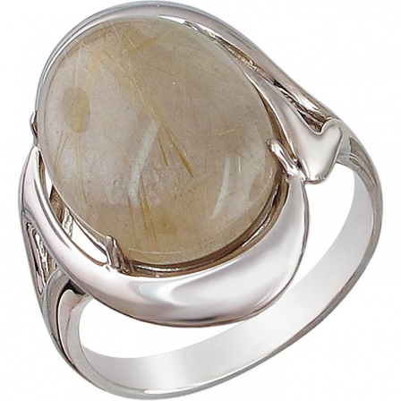 Кольцо с кварцами из серебра (арт. 853710)