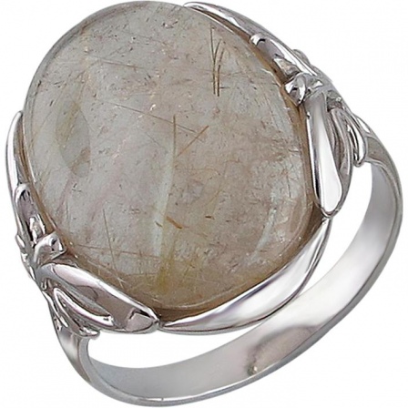 Кольцо с раухтопазами из серебра (арт. 853713)