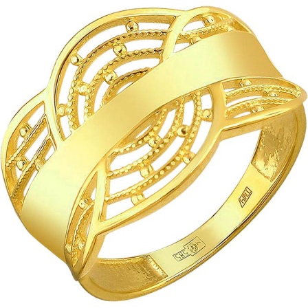 Кольцо из жёлтого золота (арт. 860710)