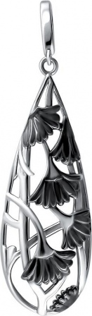 Подвеска из чернёного серебра (арт. 860724)