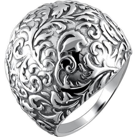 Кольцо из чернёного серебра (арт. 864123)