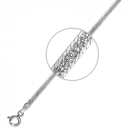Цепочка плетения "Монреаль" из серебра (арт. 864552)