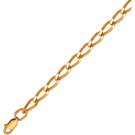 Цепочка плетения "Якорное" из красного золота (арт. 867635)