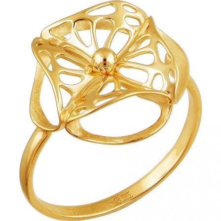 Кольцо из жёлтого золота (арт. 869546)