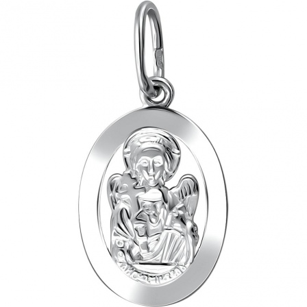 Подвеска-иконка "Ангел-Хранитель" из серебра (арт. 870306)